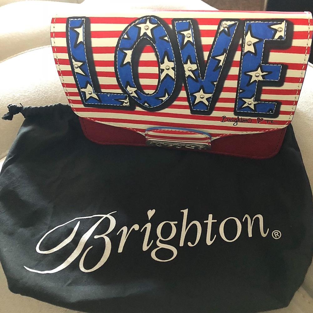 Brighton Love Stripe Ginger Snappy Mini Bag